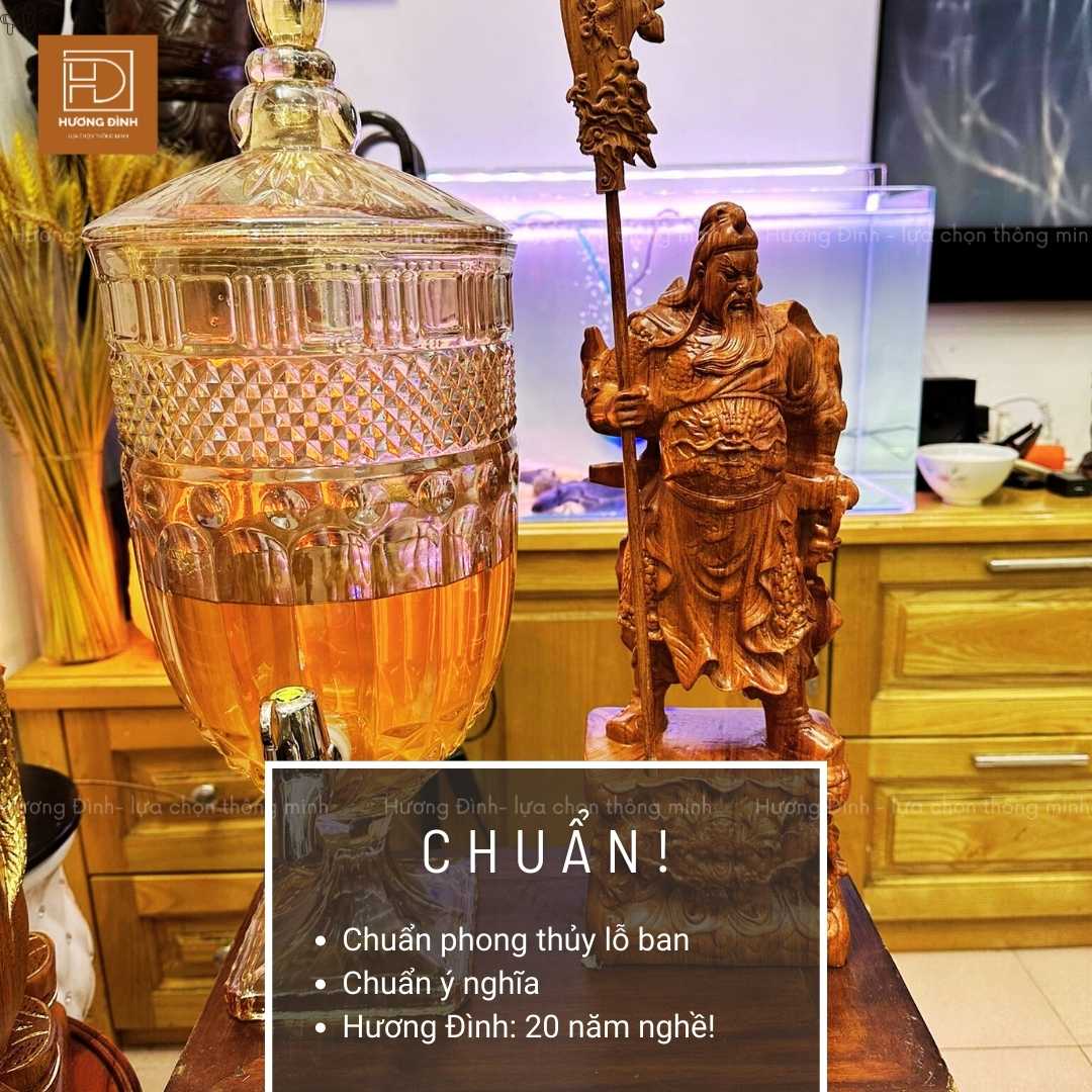 Tượng Quan Công Chống Đao TQC263 chuẩn phong thủy lỗ ban Tượng Quan Công Chống Đao TQC263 chuẩn phong thủy lỗ ban
