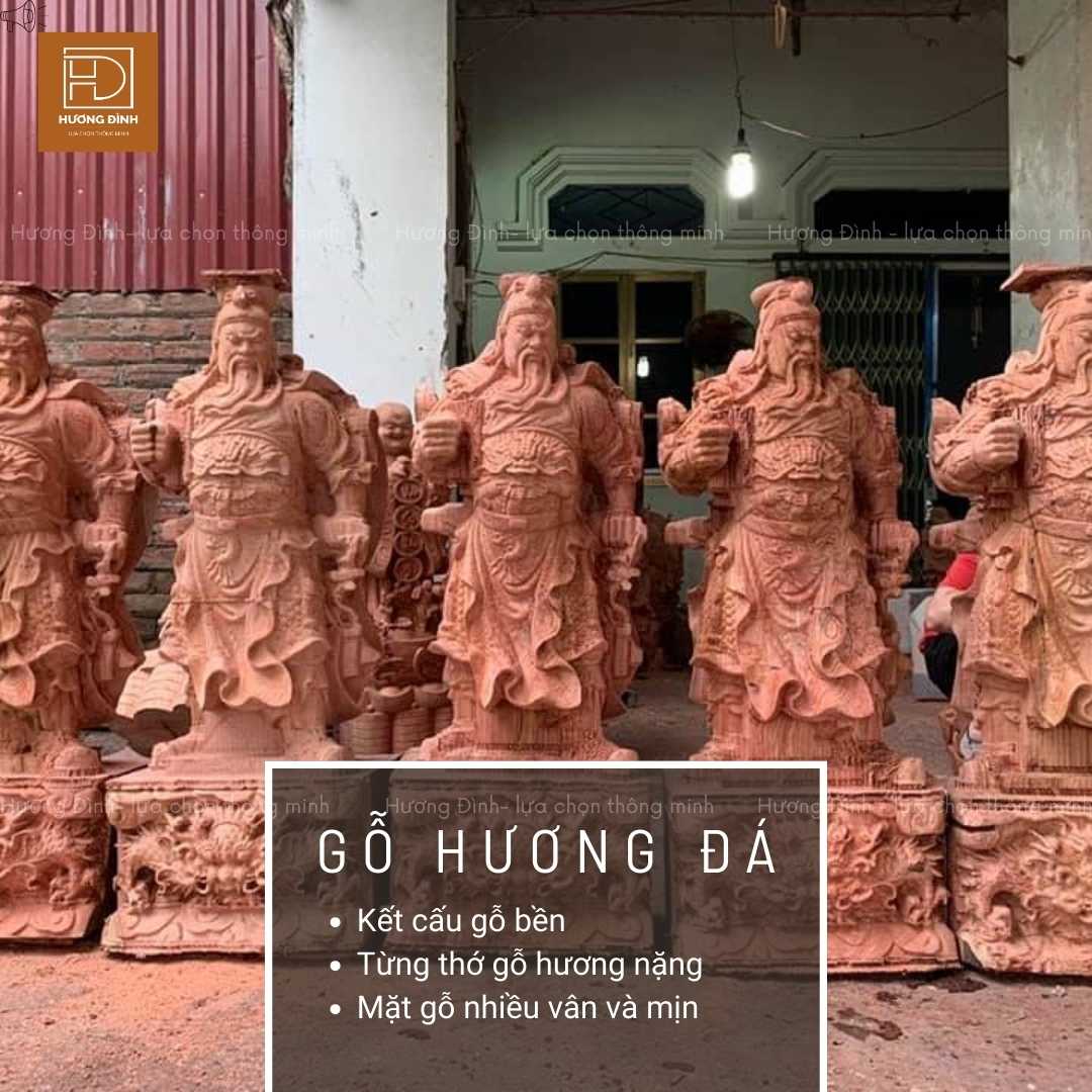 Tượng Quan Công Chống Đao TQC263 được làm từ gỗ hương đá Tượng Quan Công Chống Đao TQC263 được làm từ gỗ hương đá