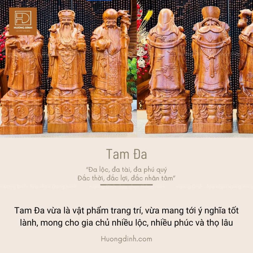 Ý nghĩa của tượng Tam Đa