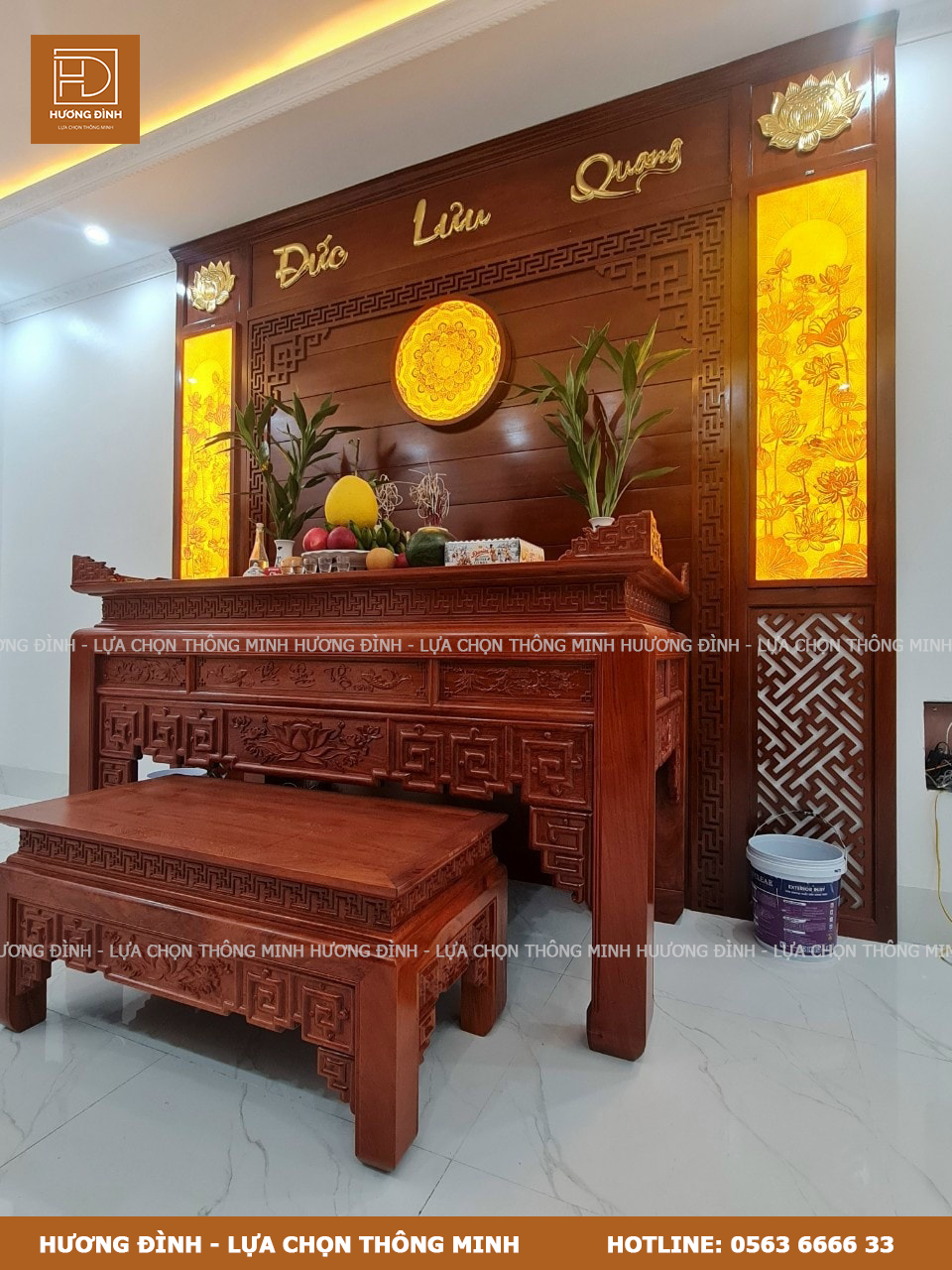 ban-tho-dung-go-gu-hd206 Bàn thờ đứng gỗ gụ HD206 tại Hương Đình