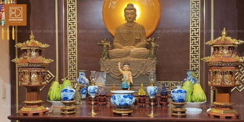 Phụ kiện trang trí bàn thờ Phật tâm linh