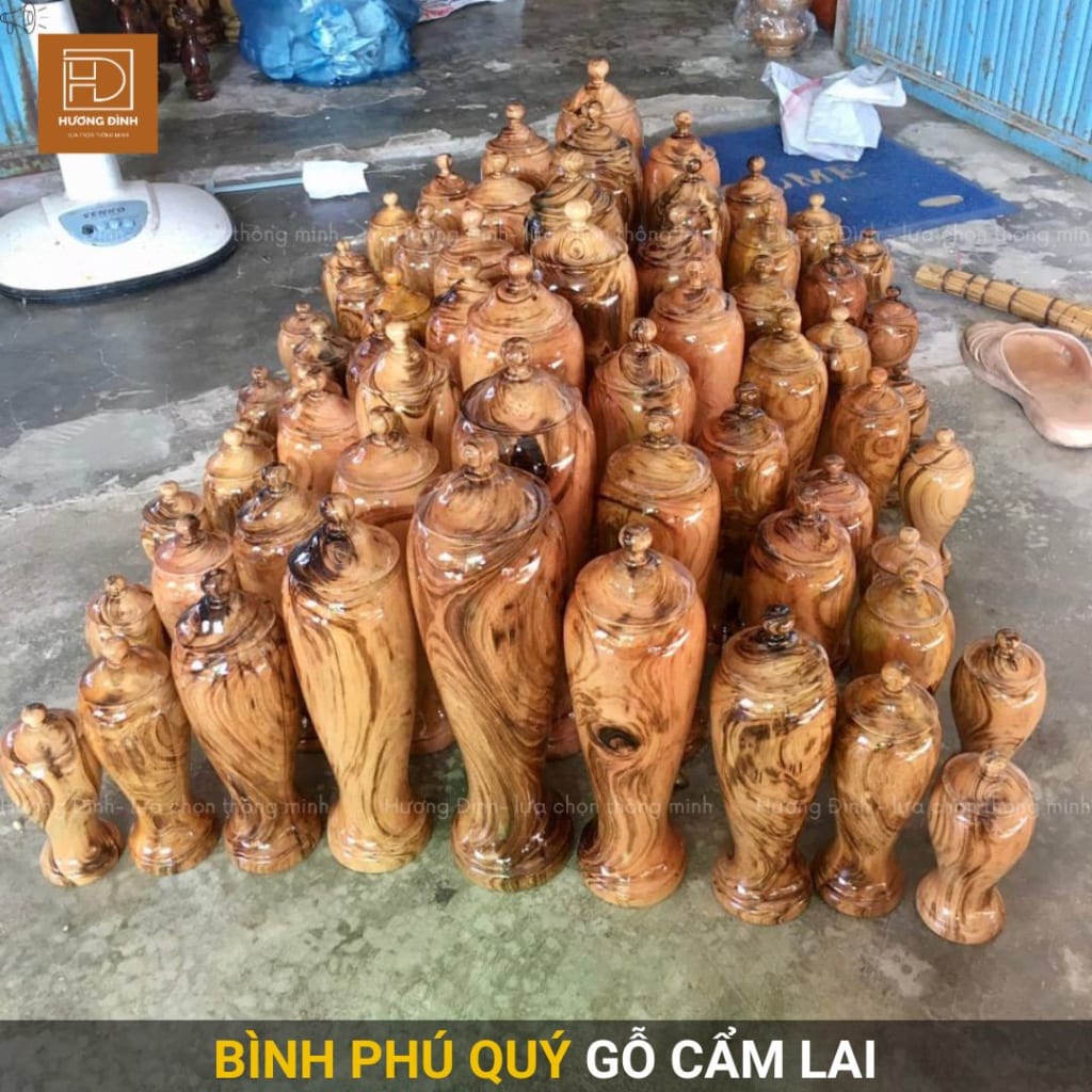 Bình Phú Quý gỗ cẩm lai