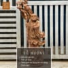 tượng Đạt Ma Quá Hải được làm từ gỗ hương