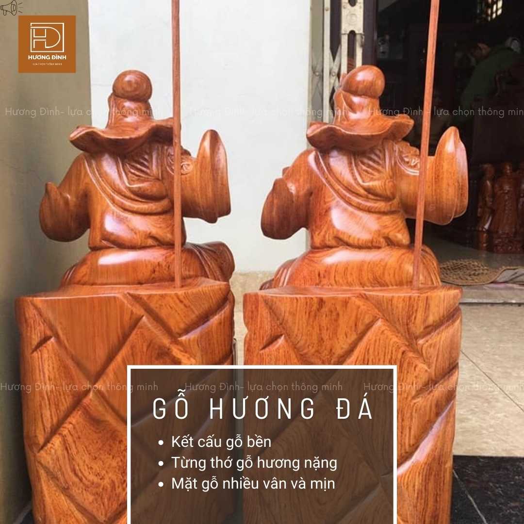 Tượng Quan Công đọc sách TQC263 được làm từ gỗ hương đá Tượng Quan Công đọc sách TQC263 được làm từ gỗ hương đá