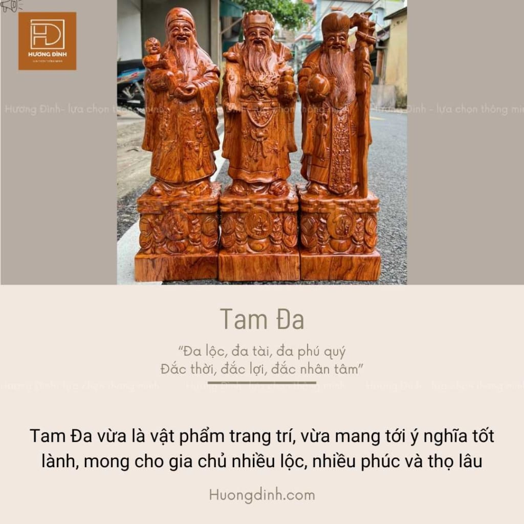 Ý nghĩa của tượng Tam Đa